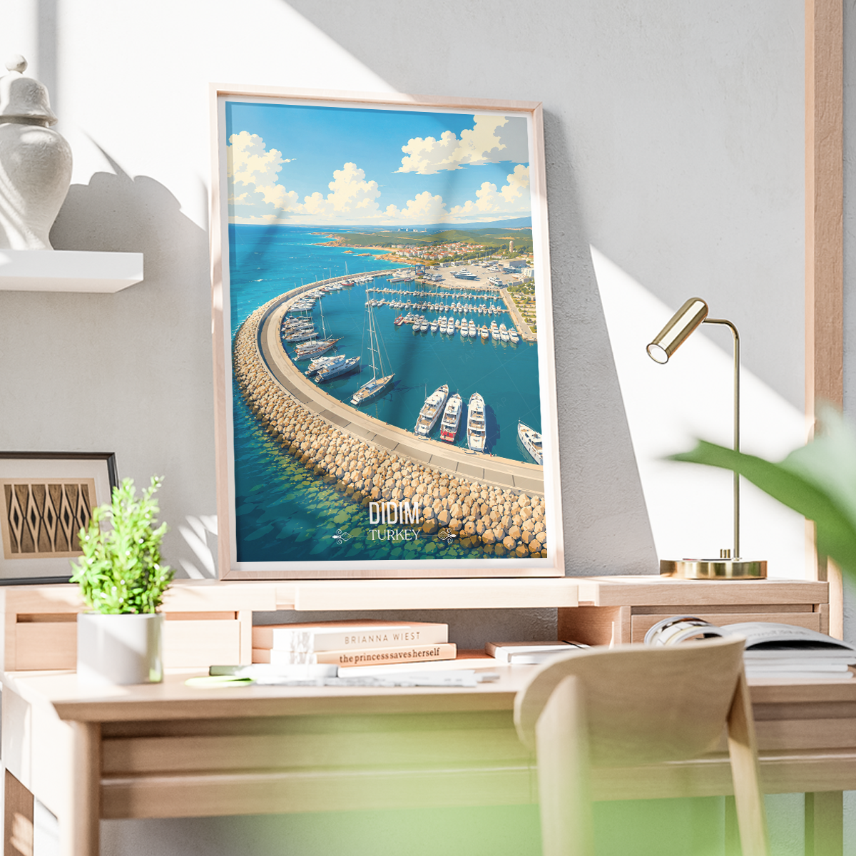 Didim - Turkey - Vintage Travel Wall Art Poster Print - Art Print - Travel Art Poster