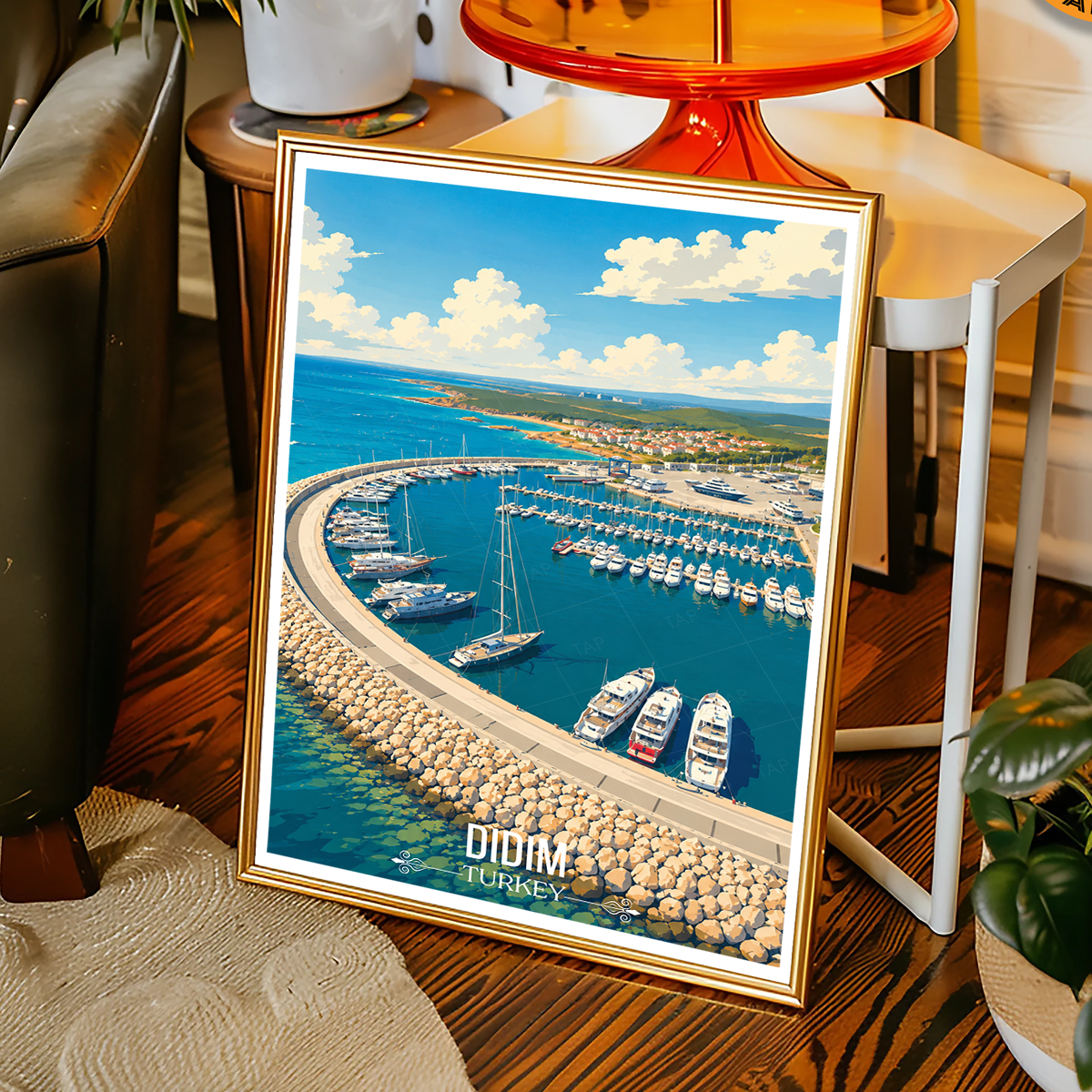 Didim - Turkey - Vintage Travel Wall Art Poster Print - Art Print - Travel Art Poster