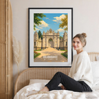 Dolambache - Turkey - Vintage Travel Wall Art Poster Print - Art Print - Travel Art Poster