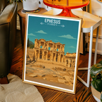 Ephesus - Turkey - Vintage Travel Wall Art Poster Print - Art Print - Travel Art Poster