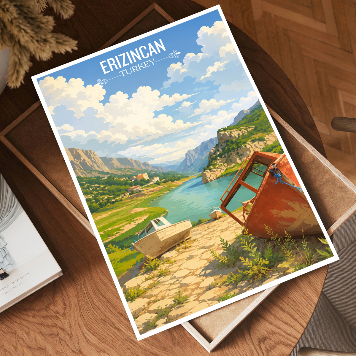 Erizincan - Turkey - Vintage Travel Wall Art Poster Print - Art Print - Travel Art Poster