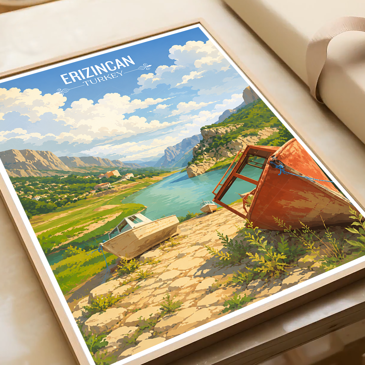 Erizincan - Turkey - Vintage Travel Wall Art Poster Print - Art Print - Travel Art Poster