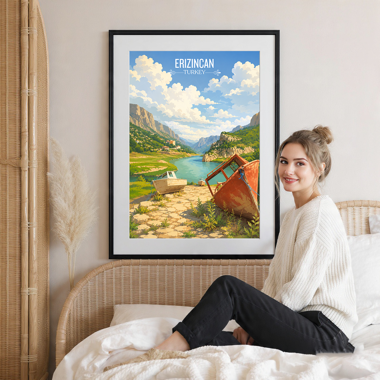 Erizincan - Turkey - Vintage Travel Wall Art Poster Print - Art Print - Travel Art Poster