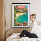 Fethiye - Mugla - Turkey - Vintage Travel Wall Art Poster Print - Art Print - Travel Art Poster