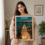 Galata Tower - Turkey - Vintage Travel Wall Art Poster Print - Art Print - Travel Art Poster