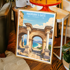 Hadrian's Gate - Turkey - Vintage Travel Wall Art Poster Print - Art Print - Travel Art Poster