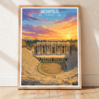 Hierapolis - Turkey - Vintage Travel Wall Art Poster Print - Art Print - Travel Art Poster