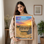 Hierapolis - Turkey - Vintage Travel Wall Art Poster Print - Art Print - Travel Art Poster