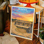 Hierapolis - Turkey - Vintage Travel Wall Art Poster Print - Art Print - Travel Art Poster