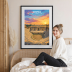 Hierapolis - Turkey - Vintage Travel Wall Art Poster Print - Art Print - Travel Art Poster