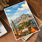 Isparta - Turkey - Vintage Travel Wall Art Poster Print - Art Print - Travel Art Poster