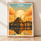 Istanbul - Turkey - Vintage Travel Wall Art Poster Print - Art Print - Travel Art Poster