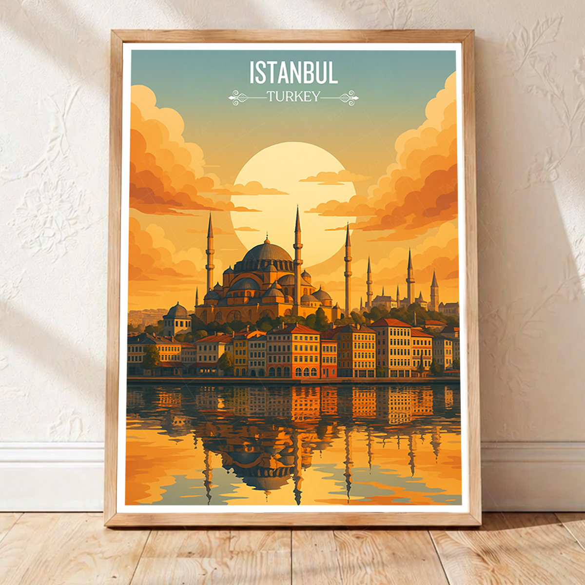 Istanbul - Turkey - Vintage Travel Wall Art Poster Print - Art Print - Travel Art Poster