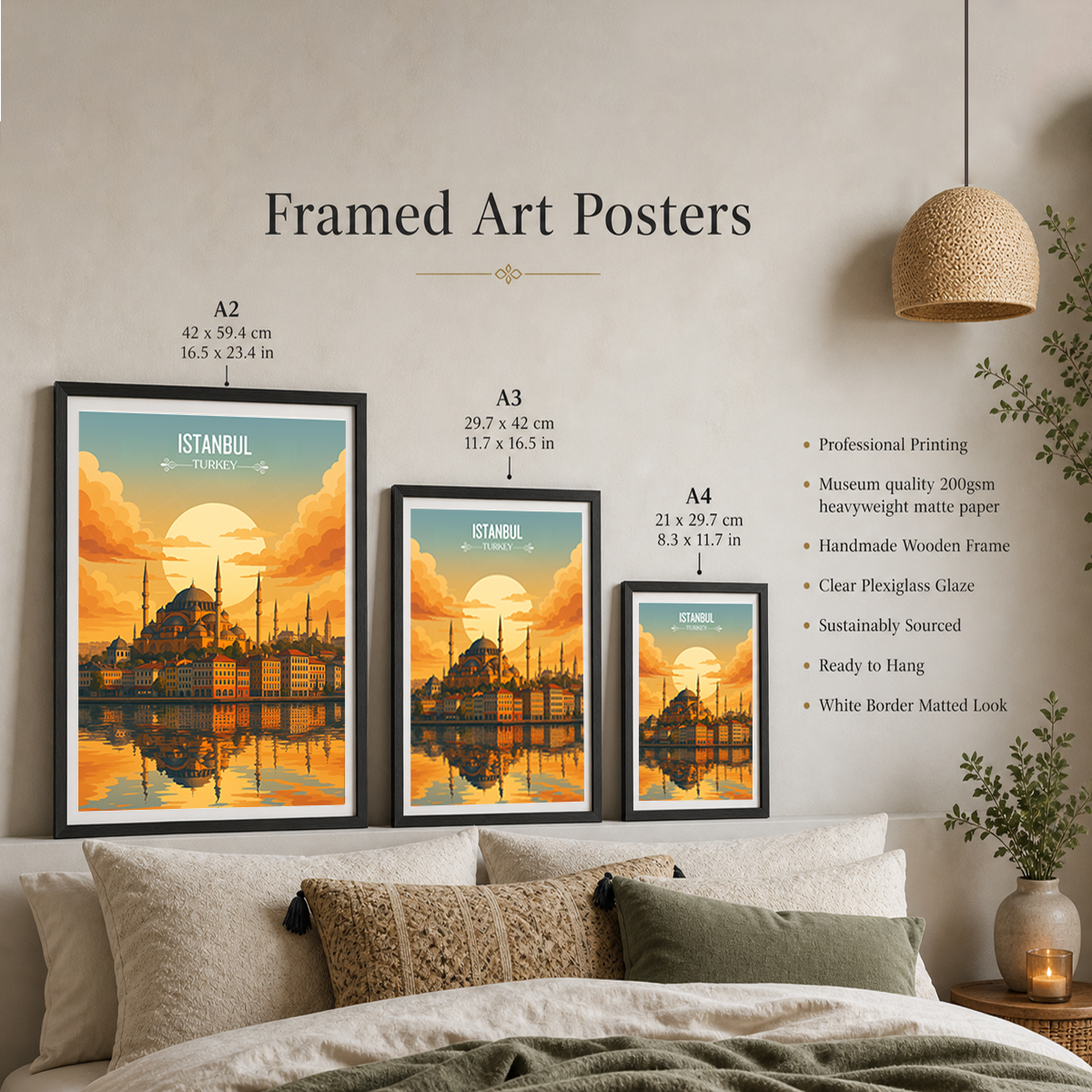 Istanbul - Turkey - Vintage Travel Wall Art Poster Print - Art Print - Travel Art Poster