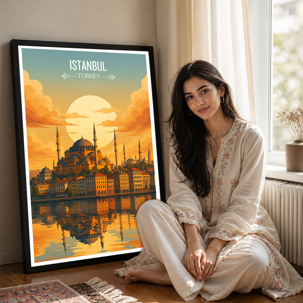 Istanbul - Turkey - Vintage Travel Wall Art Poster Print - Art Print - Travel Art Poster