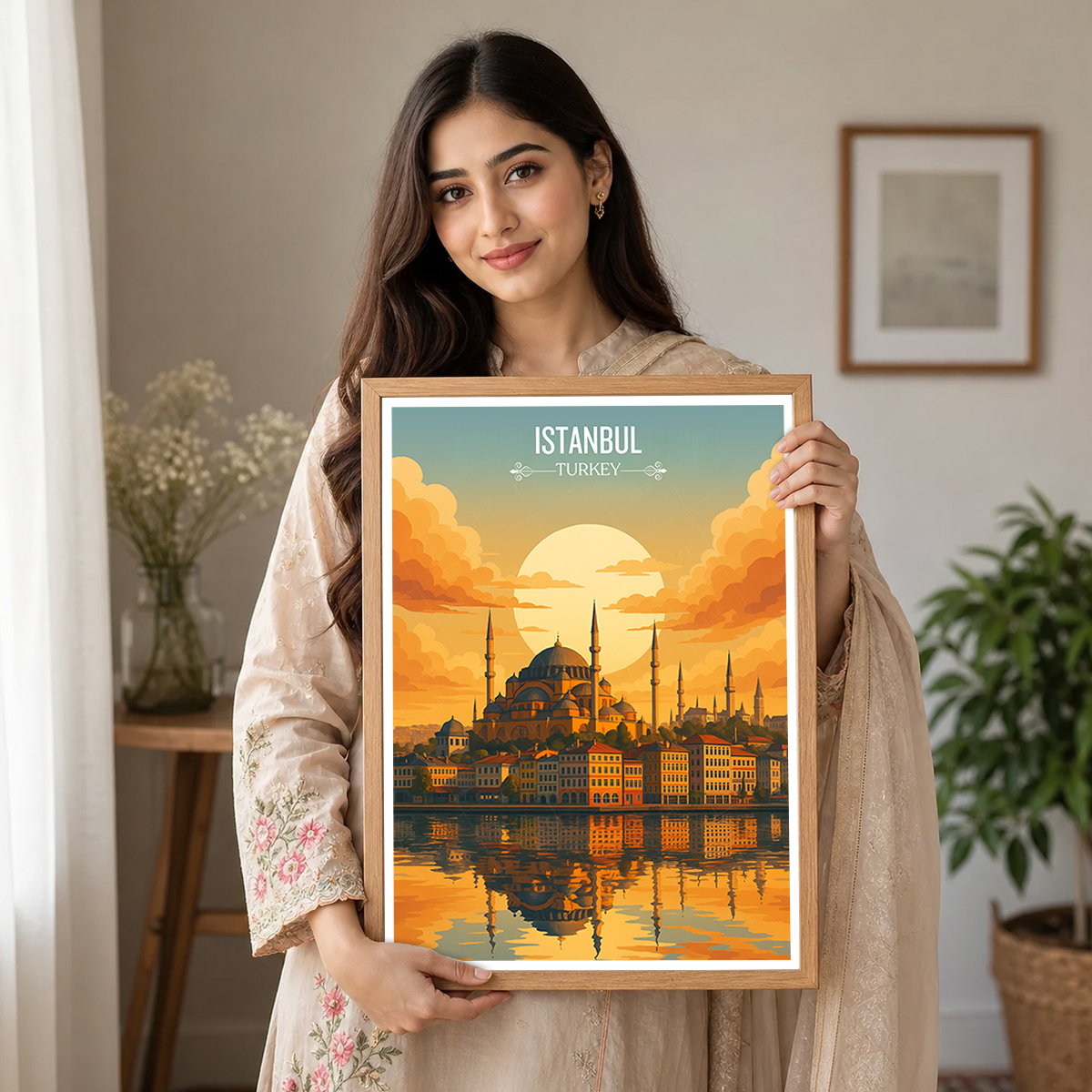 Istanbul - Turkey - Vintage Travel Wall Art Poster Print - Art Print - Travel Art Poster