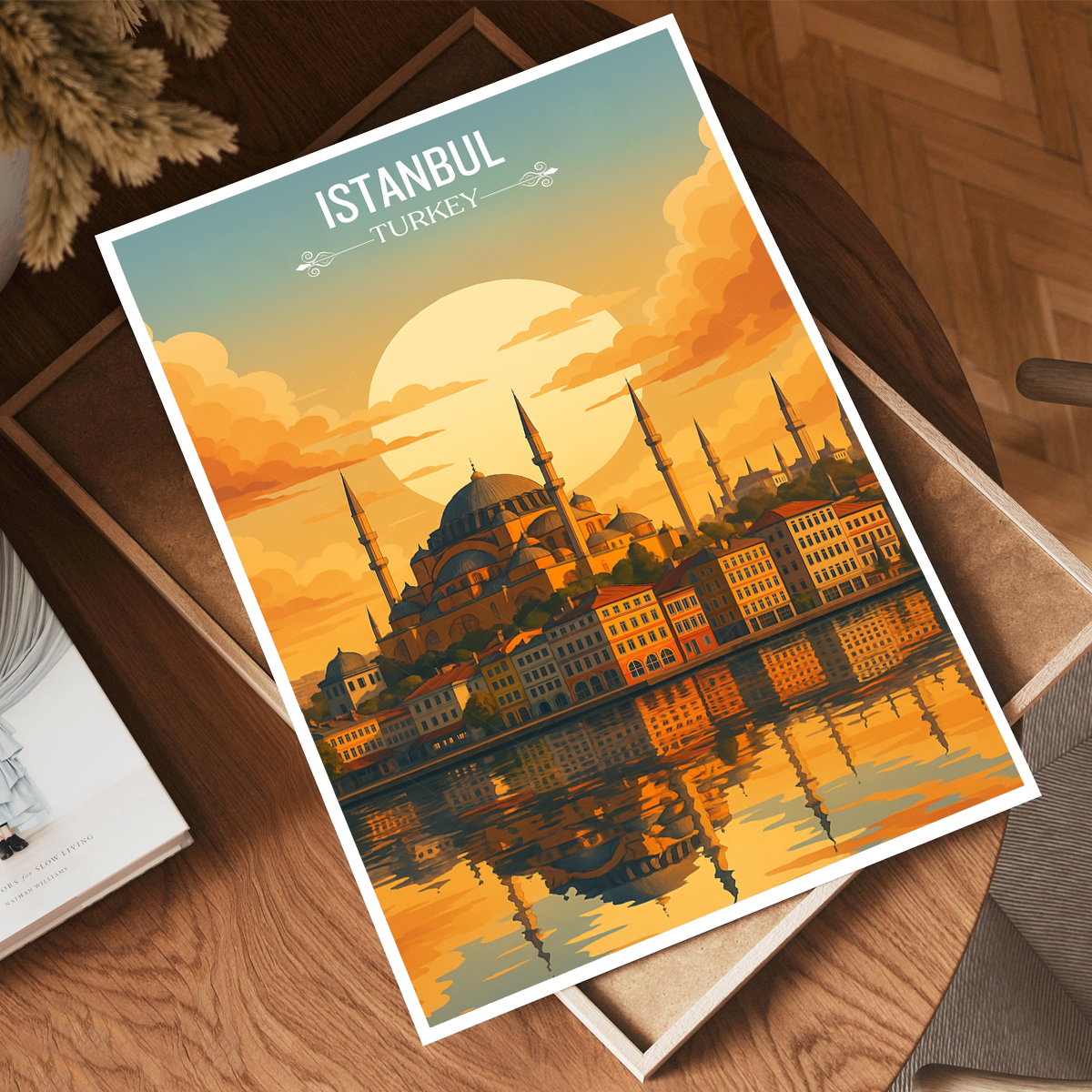 Istanbul - Turkey - Vintage Travel Wall Art Poster Print - Art Print - Travel Art Poster