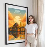 Istanbul - Turkey - Vintage Travel Wall Art Poster Print - Art Print - Travel Art Poster