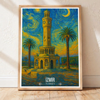 Izmir - Turkey - Vintage Travel Wall Art Poster Print - Art Print - Travel Art Poster