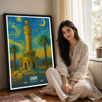 Izmir - Turkey - Vintage Travel Wall Art Poster Print - Art Print - Travel Art Poster