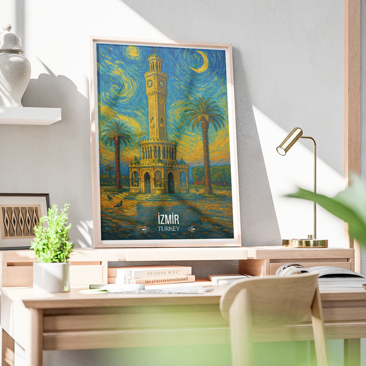 Izmir - Turkey - Vintage Travel Wall Art Poster Print - Art Print - Travel Art Poster