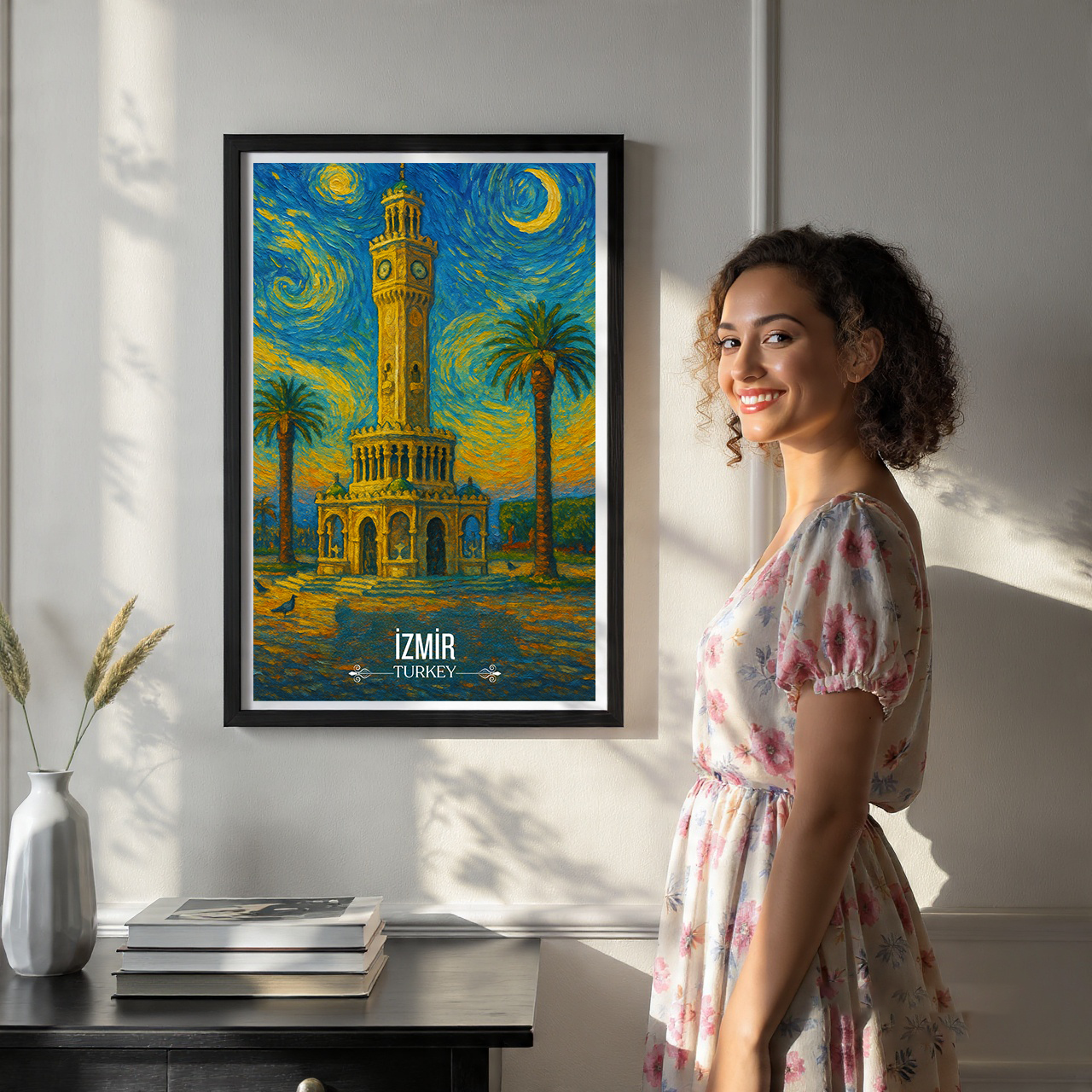 Izmir - Turkey - Vintage Travel Wall Art Poster Print - Art Print - Travel Art Poster