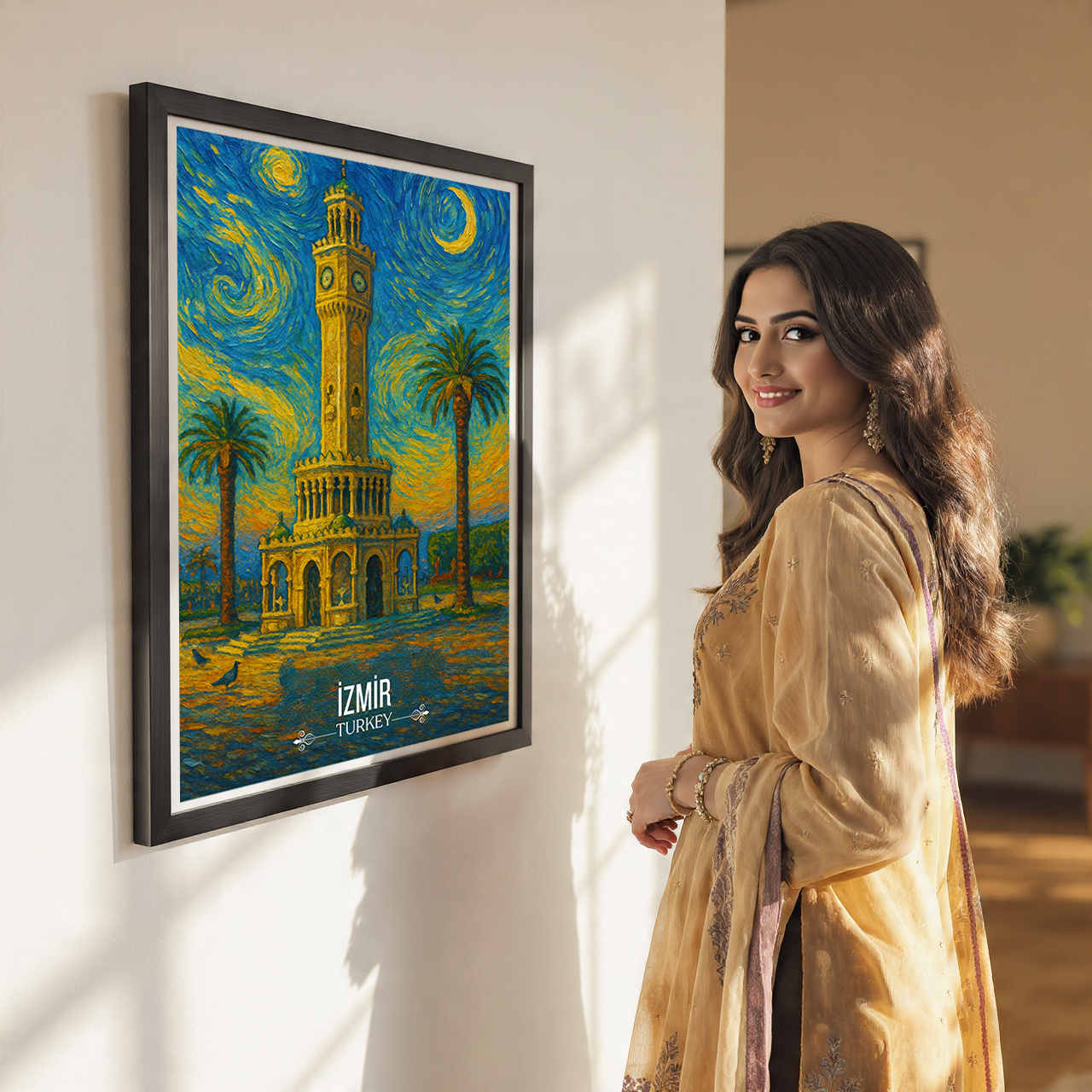 Izmir - Turkey - Vintage Travel Wall Art Poster Print - Art Print - Travel Art Poster