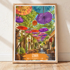 Izmir Smyrna - Turkey - Vintage Travel Wall Art Poster Print - Art Print - Travel Art Poster