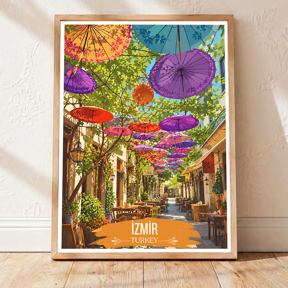 Izmir Smyrna - Turkey - Vintage Travel Wall Art Poster Print - Art Print - Travel Art Poster