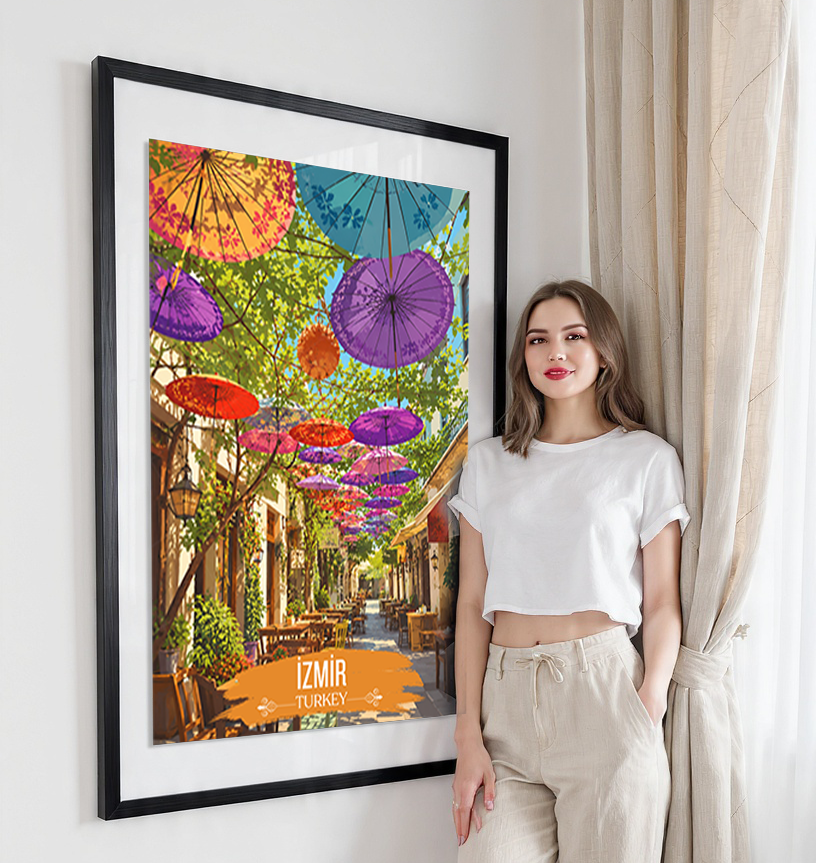 Izmir Smyrna - Turkey - Vintage Travel Wall Art Poster Print - Art Print - Travel Art Poster