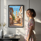 Kaleiçi Antalya - Turkey - Vintage Travel Wall Art Poster Print - Art Print - Travel Art Poster