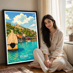 Kalekoy - Turkey - Vintage Travel Wall Art Poster Print - Art Print - Travel Art Poster