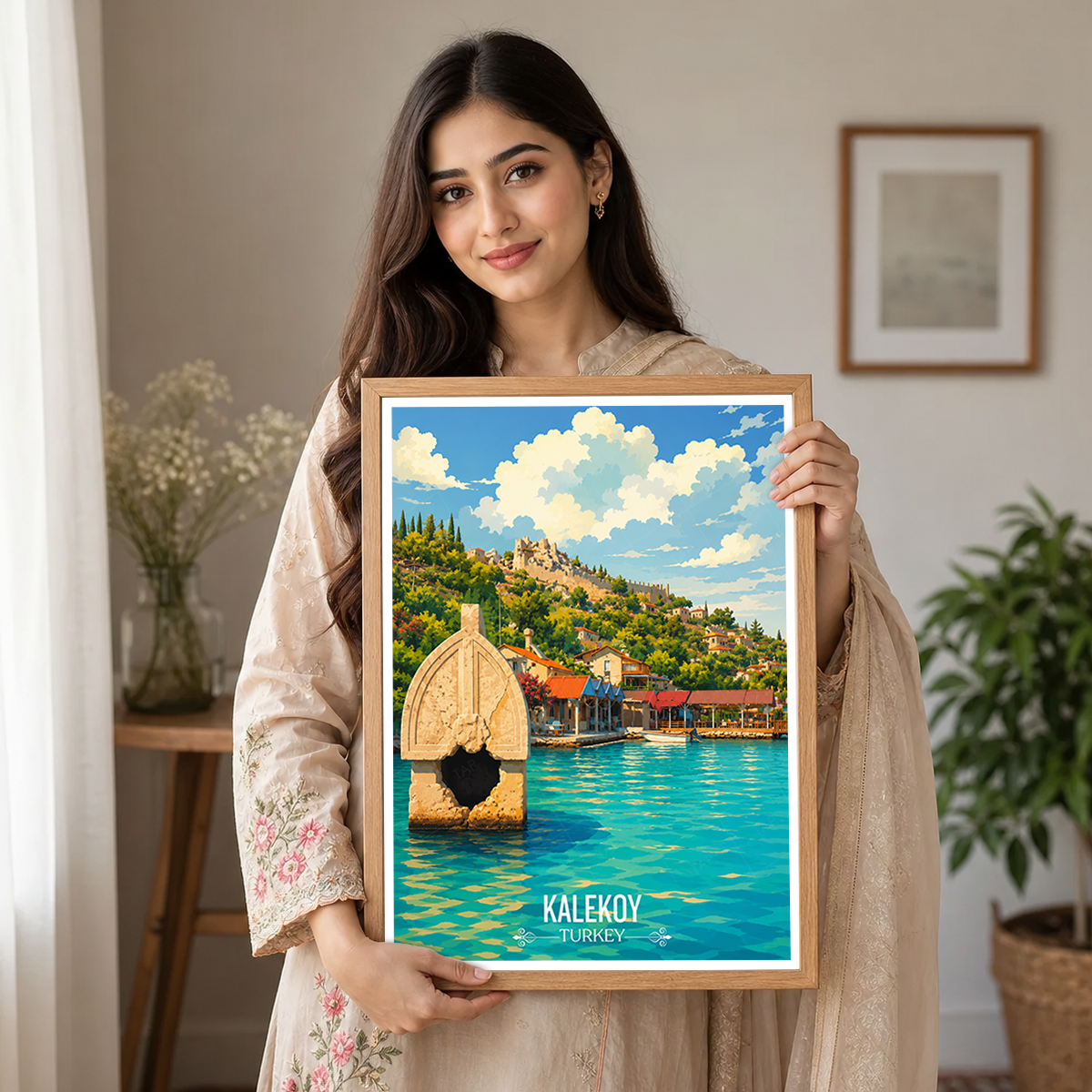 Kalekoy - Turkey - Vintage Travel Wall Art Poster Print - Art Print - Travel Art Poster