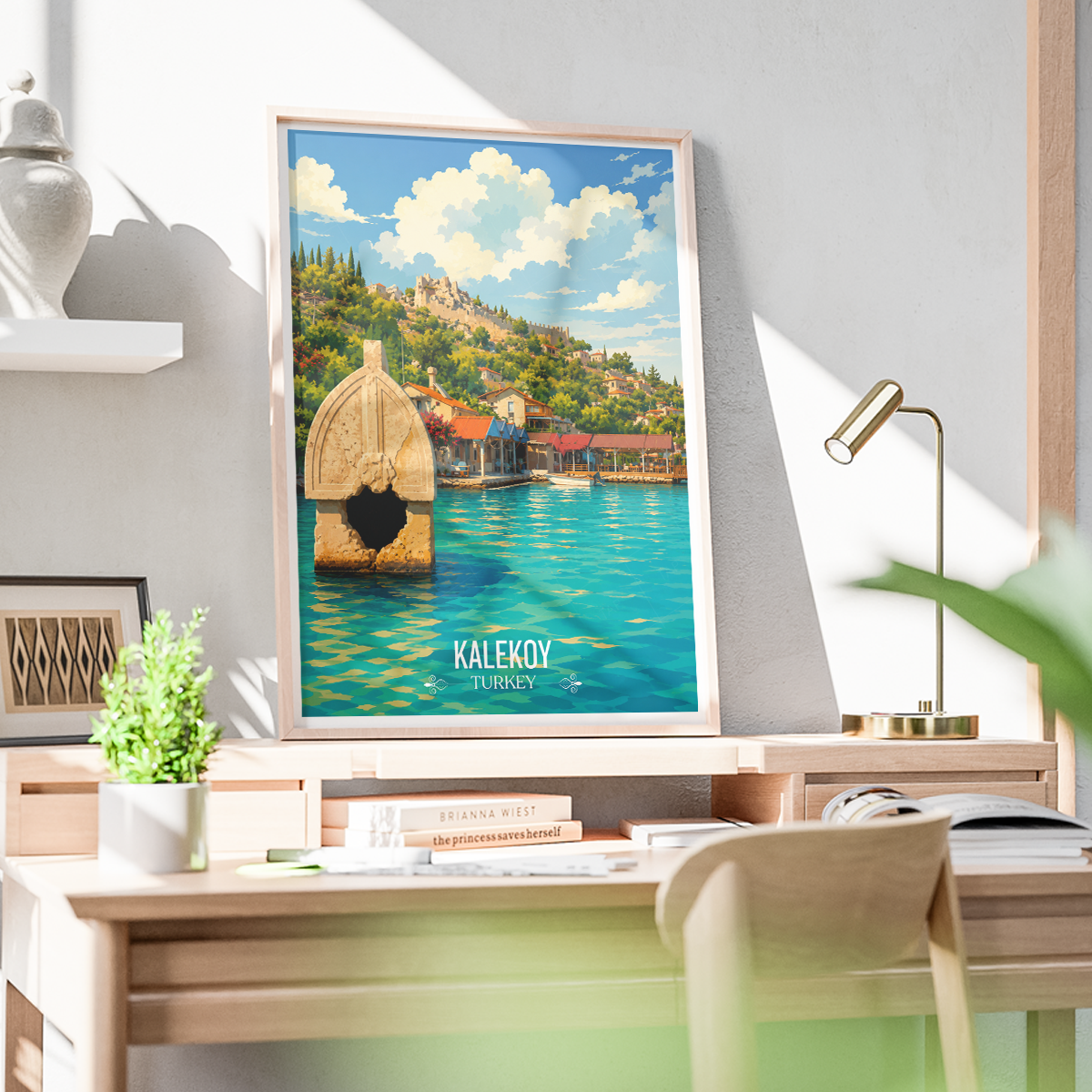 Kalekoy - Turkey - Vintage Travel Wall Art Poster Print - Art Print - Travel Art Poster