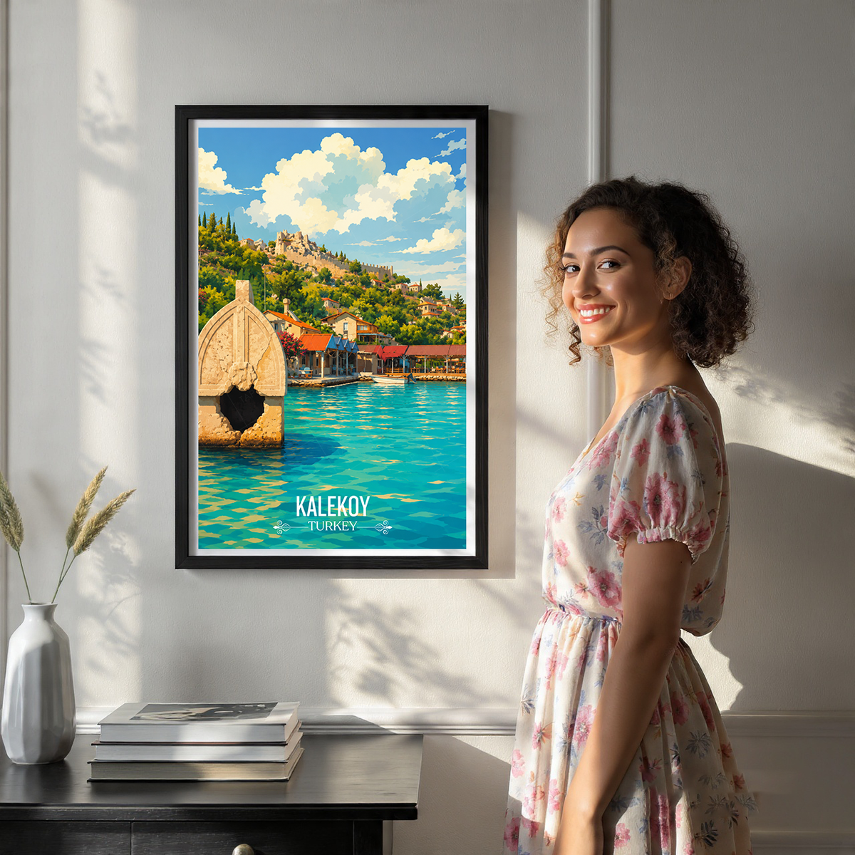 Kalekoy - Turkey - Vintage Travel Wall Art Poster Print - Art Print - Travel Art Poster