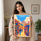 Kapalıçarşı - Turkey - Vintage Travel Wall Art Poster Print