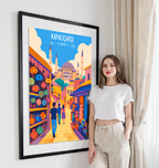 Kapalıçarşı - Turkey - Vintage Travel Wall Art Poster Print