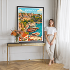 Kemer Antalya - Turkey - Vintage Travel Wall Art Poster Print