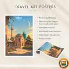Konya - Turkey - Vintage Travel Wall Art Poster Print