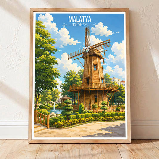 Malatya - Turkey - Vintage Travel Wall Art Poster Print - Art Print - Travel Art Poster