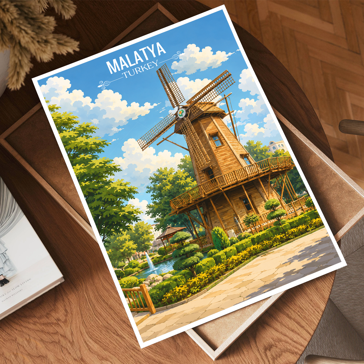 Malatya - Turkey - Vintage Travel Wall Art Poster Print