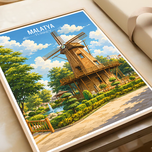 Malatya - Turkey - Vintage Travel Wall Art Poster Print - Art Print - Travel Art Poster
