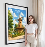 Malatya - Turkey - Vintage Travel Wall Art Poster Print