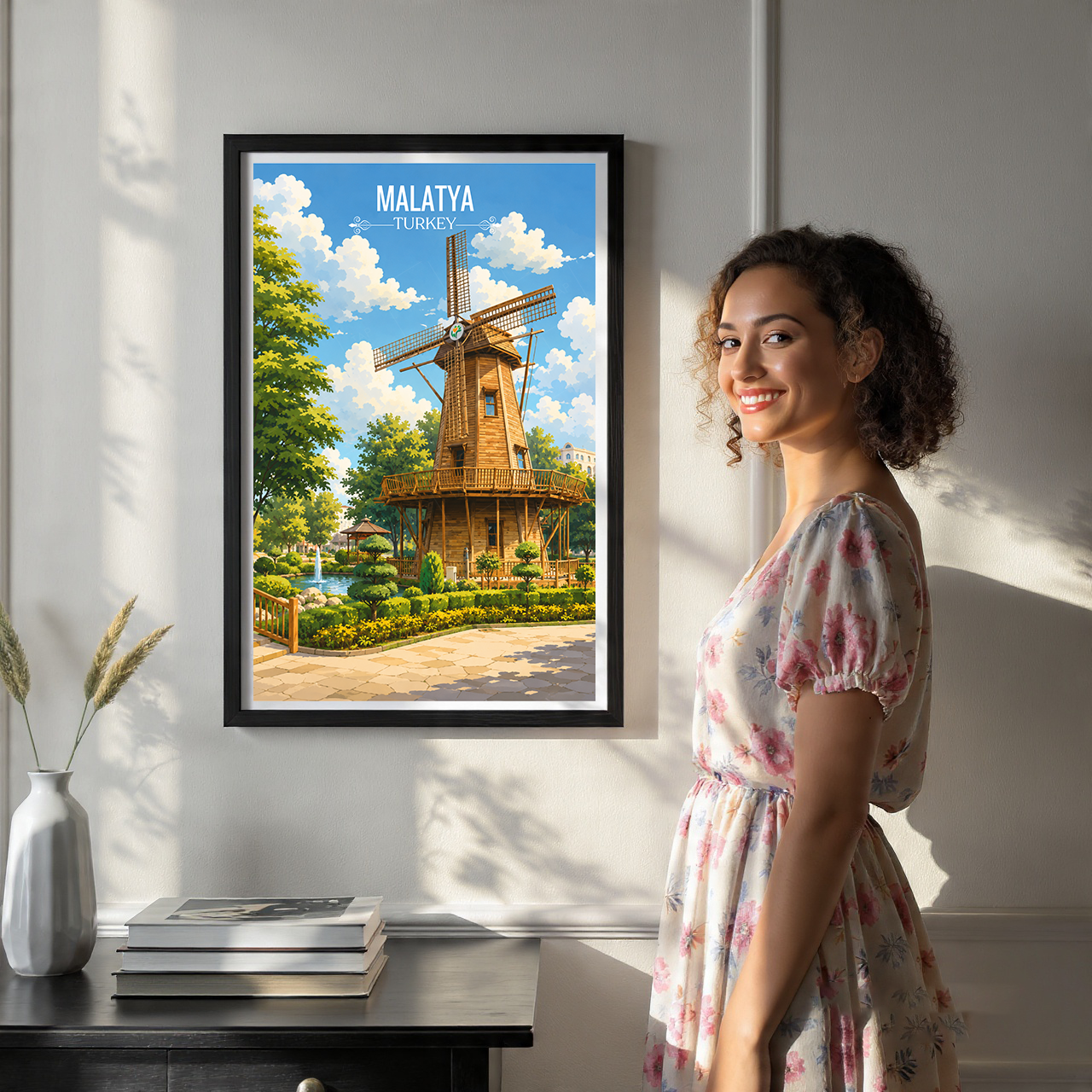 Malatya - Turkey - Vintage Travel Wall Art Poster Print