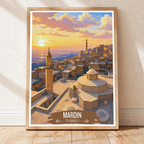 Mardin - Turkey - Vintage Travel Wall Art Poster Print