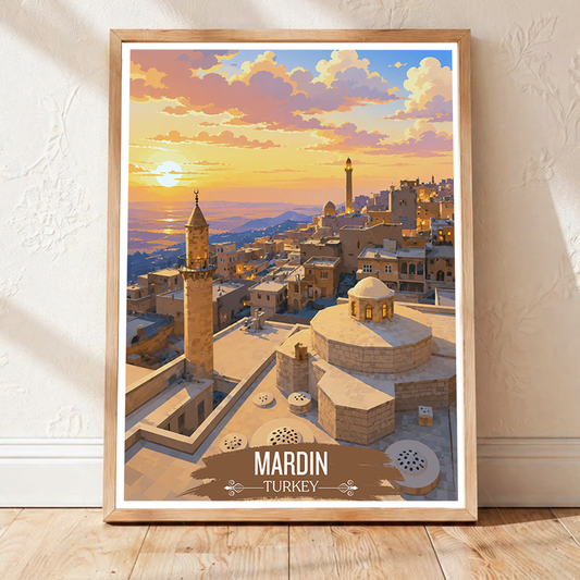 Mardin - Turkey - Vintage Travel Wall Art Poster Print - Art Print - Travel Art Poster