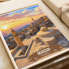 Mardin - Turkey - Vintage Travel Wall Art Poster Print