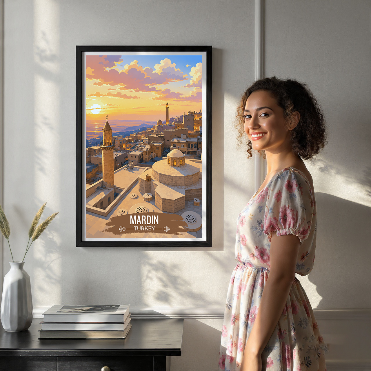Mardin - Turkey - Vintage Travel Wall Art Poster Print