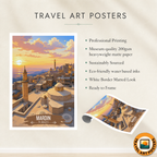 Mardin - Turkey - Vintage Travel Wall Art Poster Print