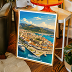 Marmaris - Turkey - Vintage Travel Wall Art Poster Print